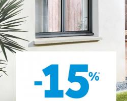 -15% sur les fenêtres K-Line*